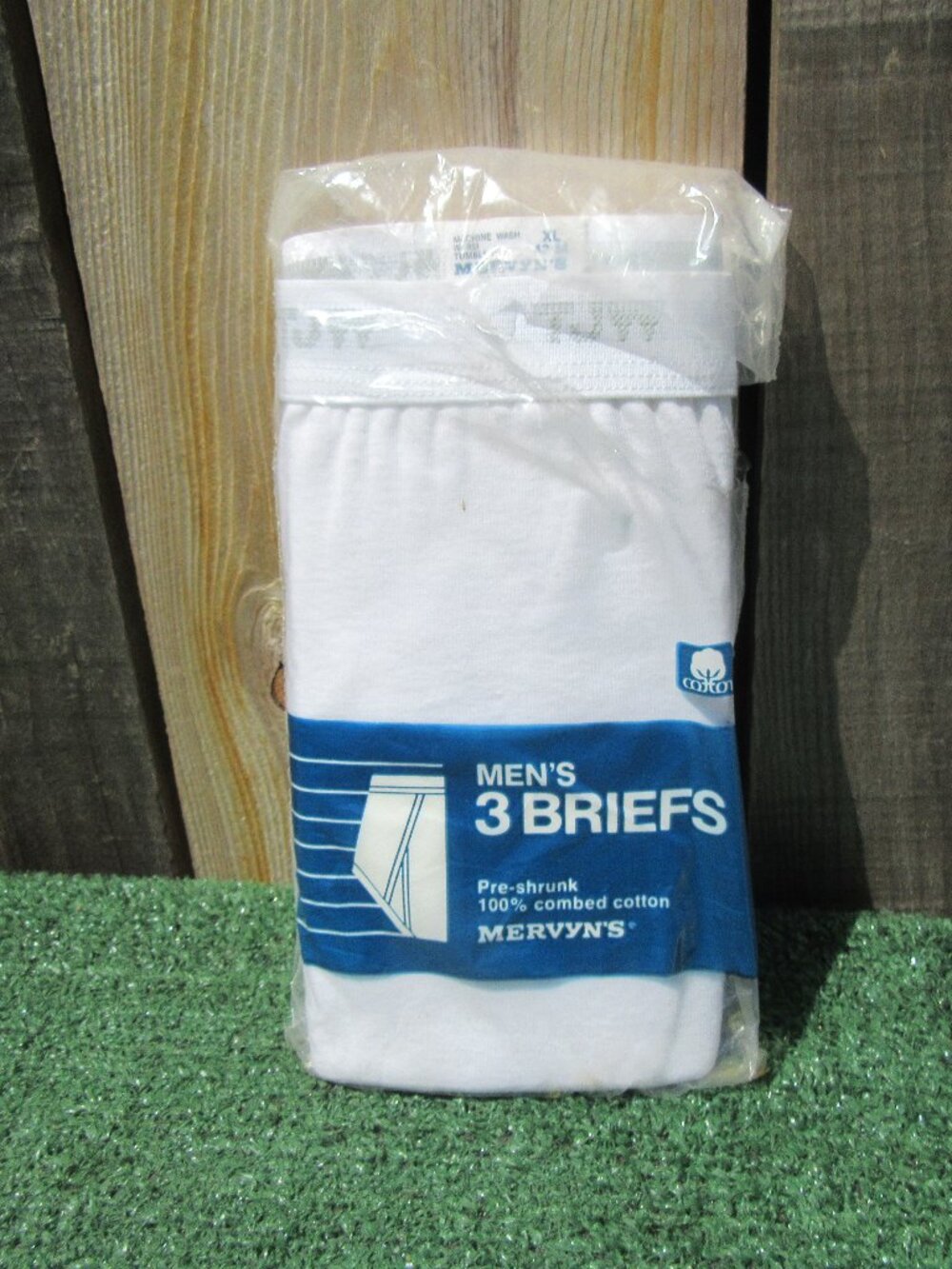 Vintage Mervyn's 3 Pack Men's Briefs Underwear Size XL 42-44 Brand New
